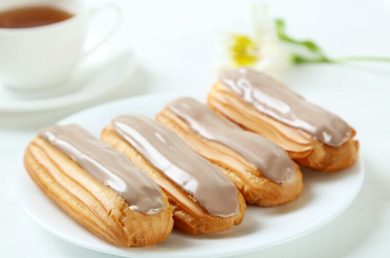 Gammeldags mocha éclairs